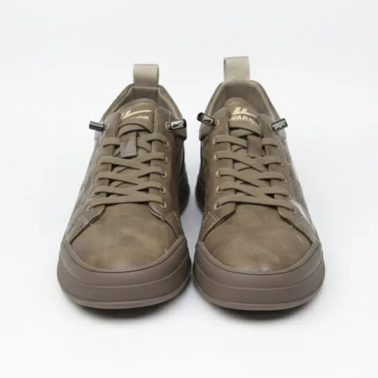 Warrior Brown Sneakers –Tan Accent Edition